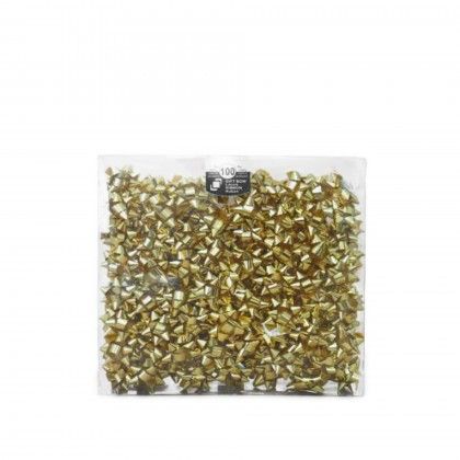 Laos Metlicos Dourados 50mm Caixa 100