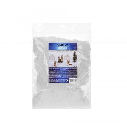 Saco Bolas Neve Artificial 50G Saco Bolas Neve Artificial 50G