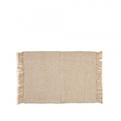 Tapete Algodo Creme 120X80cm