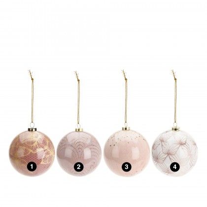 Bola Natal Estampada 8CM