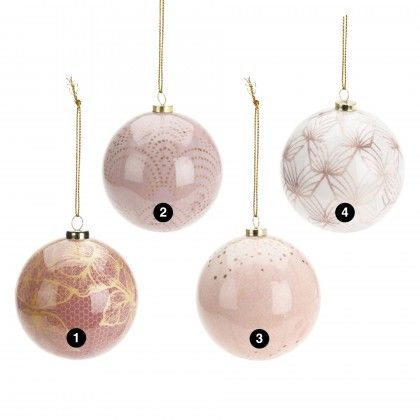 Bola Natal Estampada 10CM