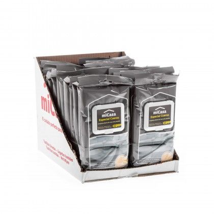 Toalhitas Micasa Limpeza Couros Pack 30