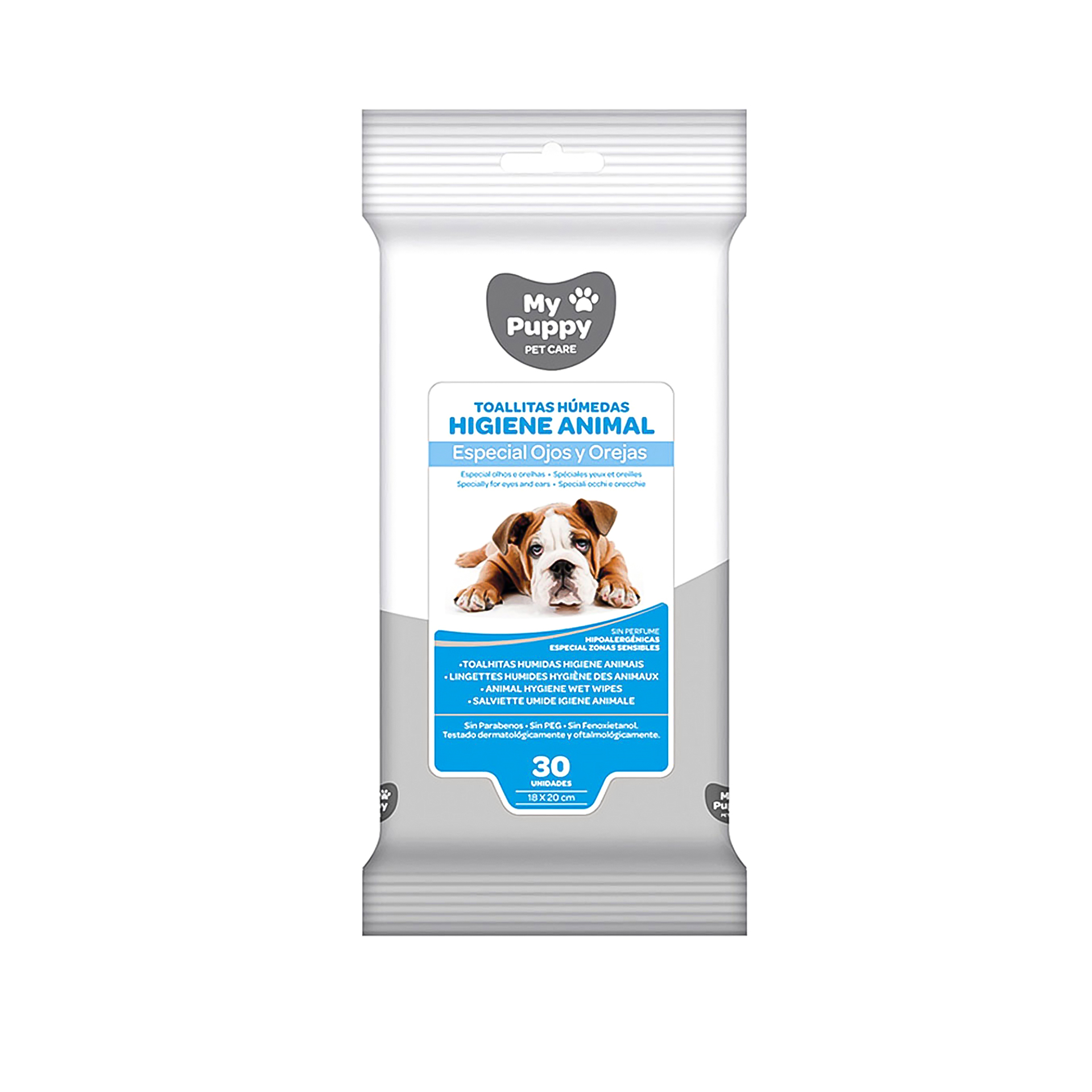 Toalhitas My Puppy Higiene Olhos / Orelhas Pack 30