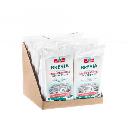 Toalhita Higienizante Superficie Brevia Pack 24 Toalhita Higienizante Superficie Brevia Pack 24