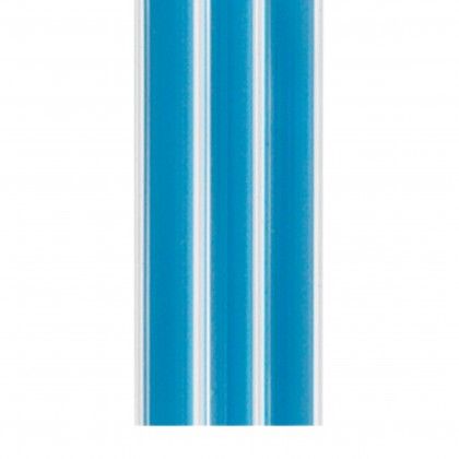 Cortina Tira-Lis 100X200cm Ref.807 Azul Fio Branco Cortina Tira-Lis 100X200cm Ref.807 Azul Fio Branco