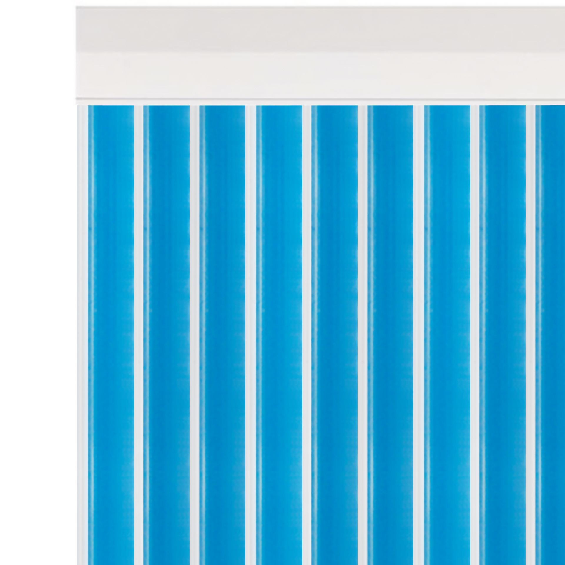 Cortina Tira-Lis 100X200cm Ref.807 Azul Fio Branco