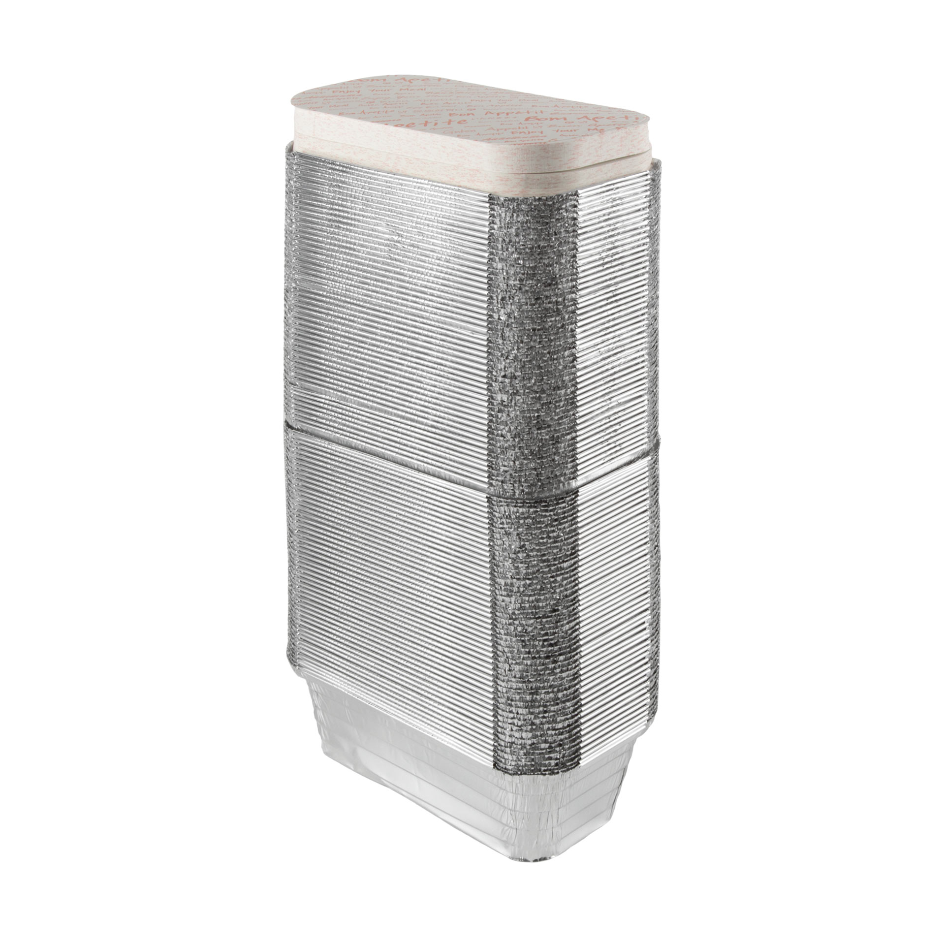 Forma Aluminio Retangular 1400ml EM14 60µm Pack 100