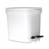 Balde Be-til com Pedal Branco 10l 22.5X34X27.5cm