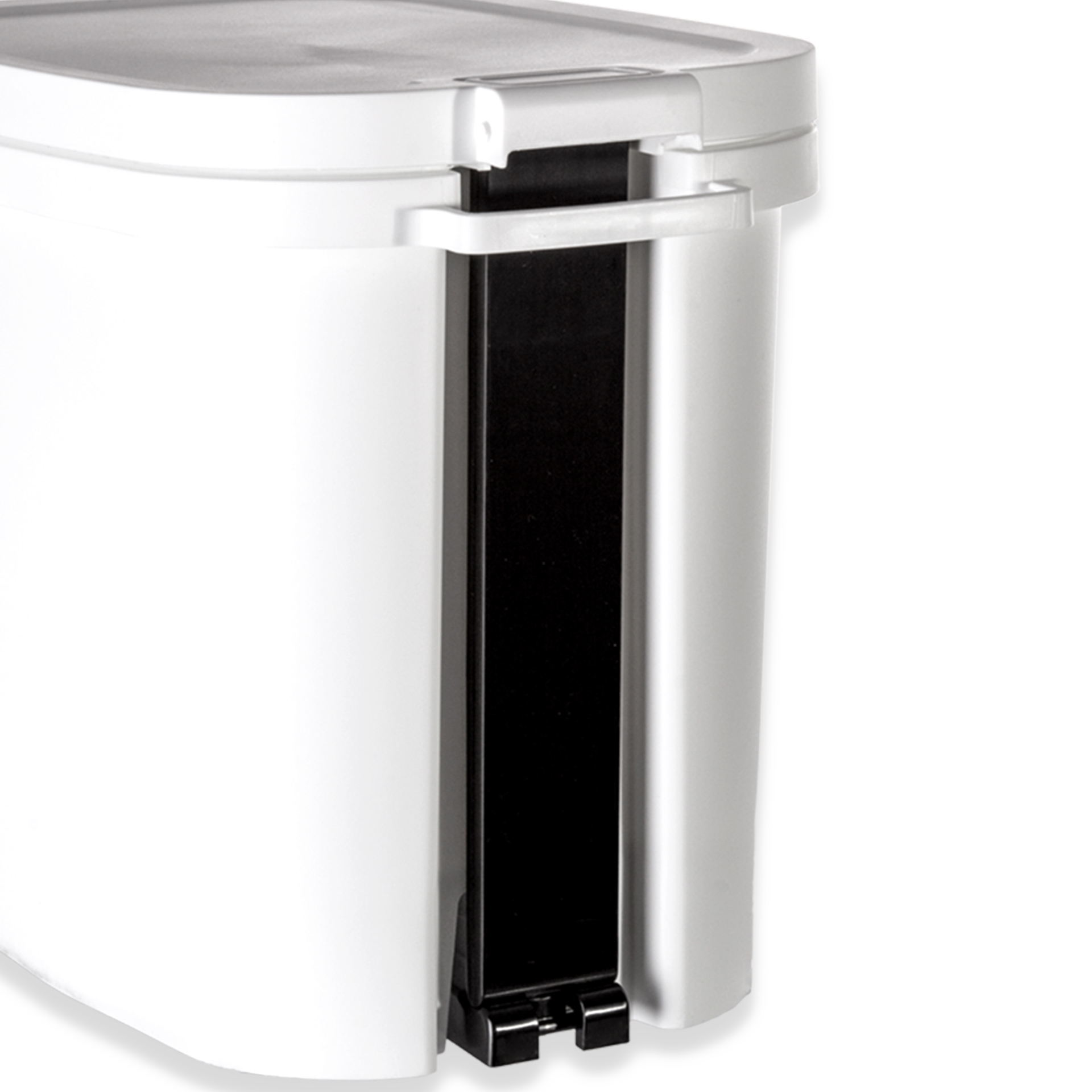 Balde Be-Útil com Pedal Branco 10l 22.5X34X27.5cm