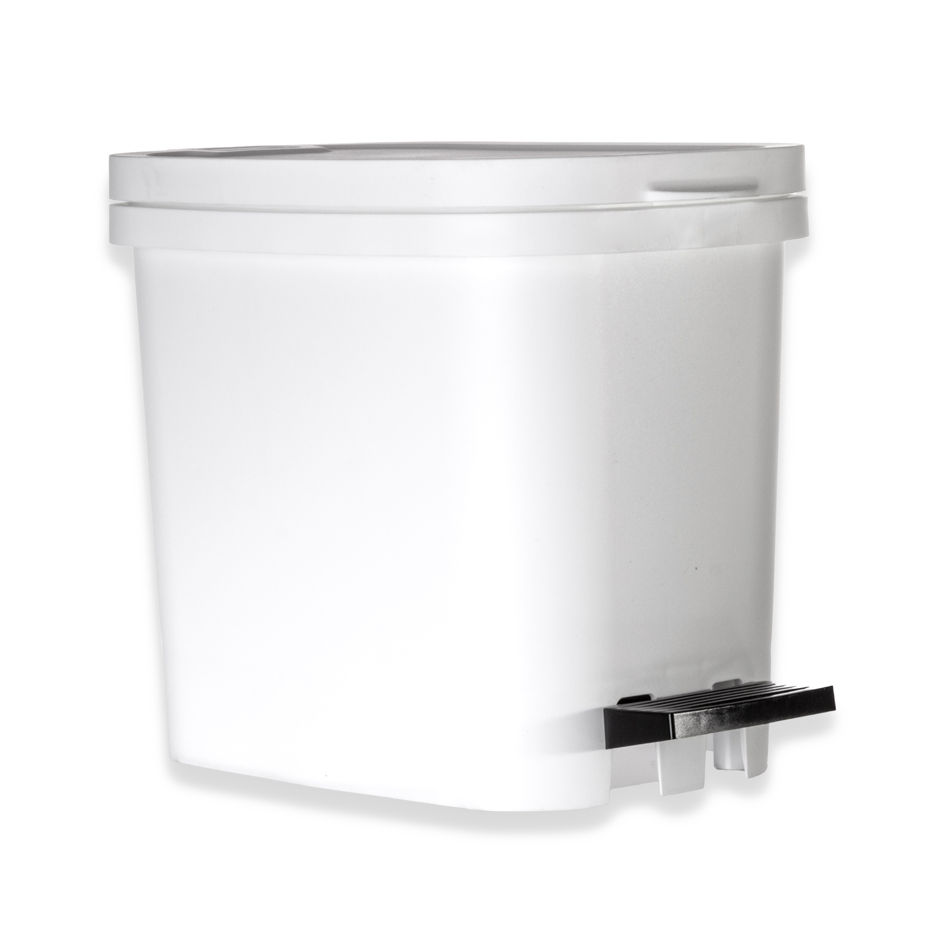 Balde Be-Útil com Pedal Branco 10l 22.5X34X27.5cm