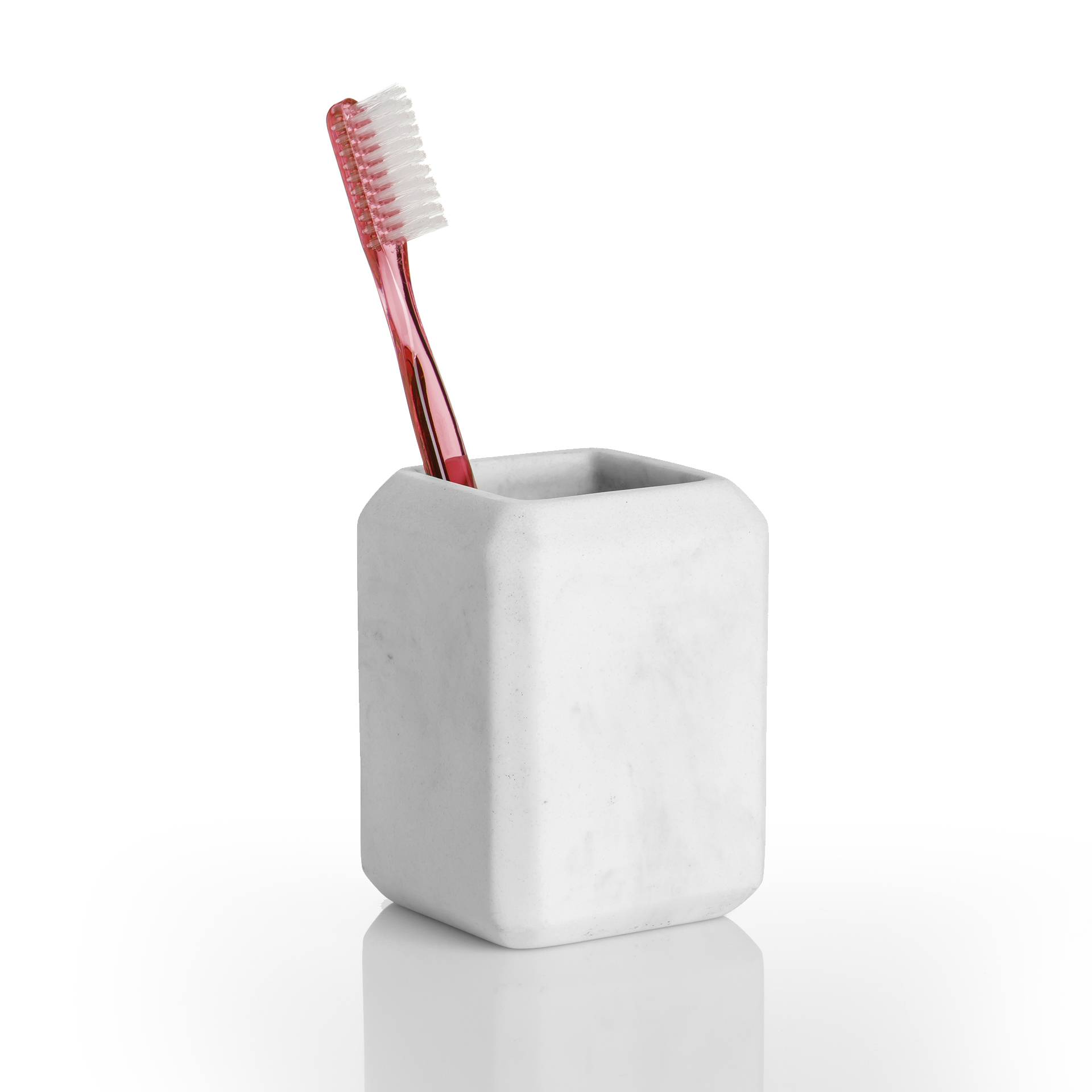 Copo Escova de Dentes Marble 6.7X6.7X9.2CM