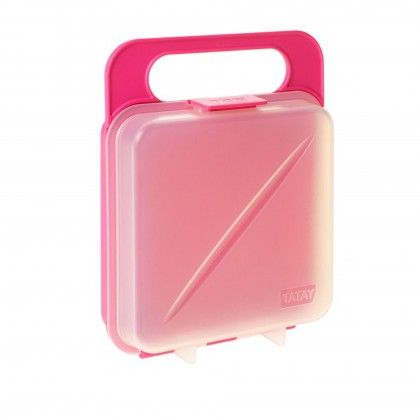 Porta Sandes Rosa 14X14X18CM Porta Sandes Rosa 14X14X18CM