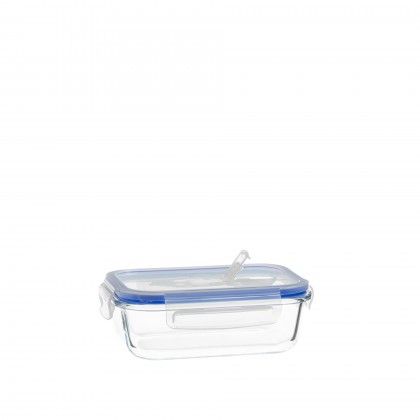 Caixa Hermtica Vidro Colibri Retangular 350ml 15X11X6cm