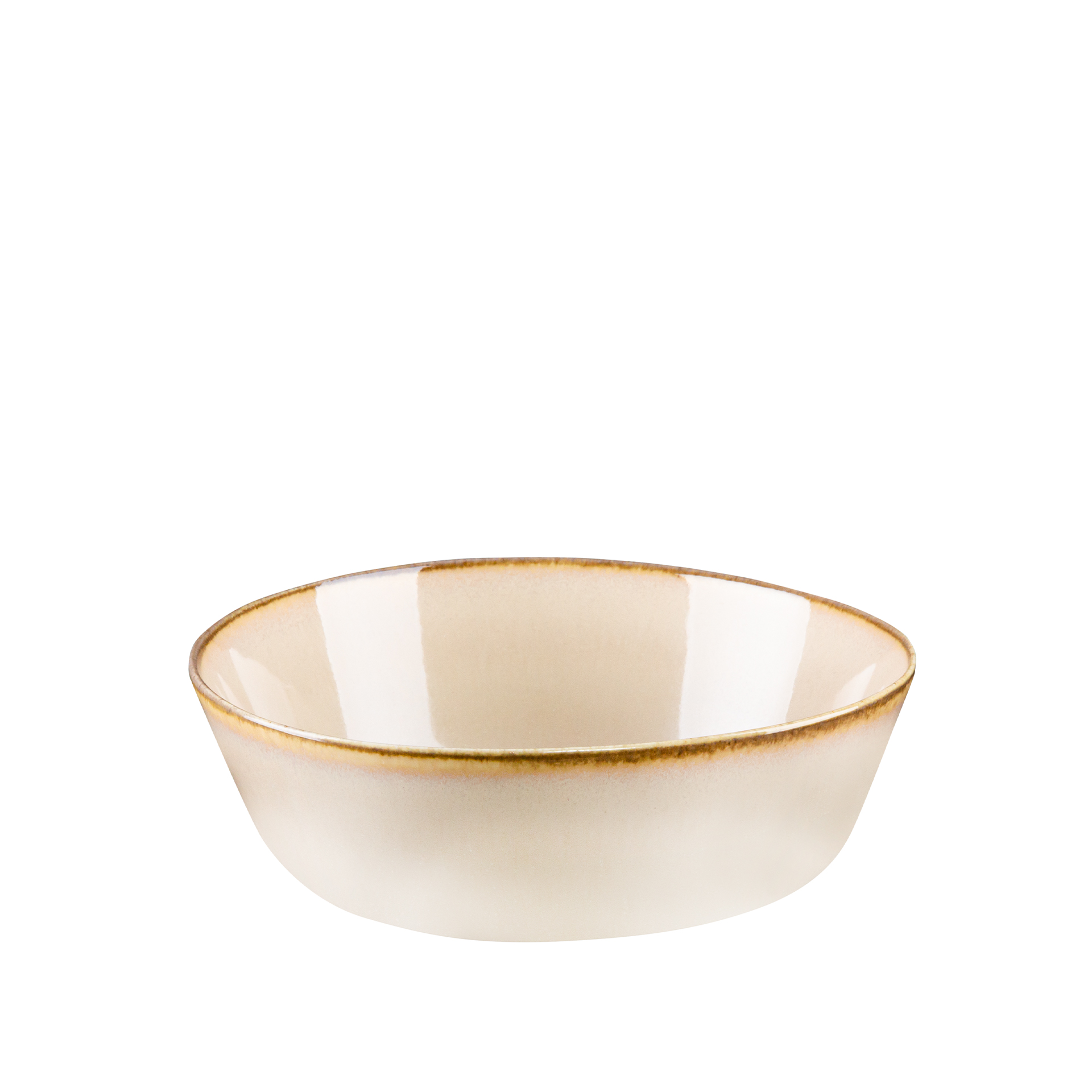 Tigela Porcelana Duomo Marrone Castanho 45cl 15X5.5cm