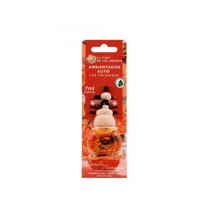 Ambientador Carro Frasco Vidro Canela/Laranja 7ml Ambientador Carro Frasco Vidro Canela/Laranja 7ml