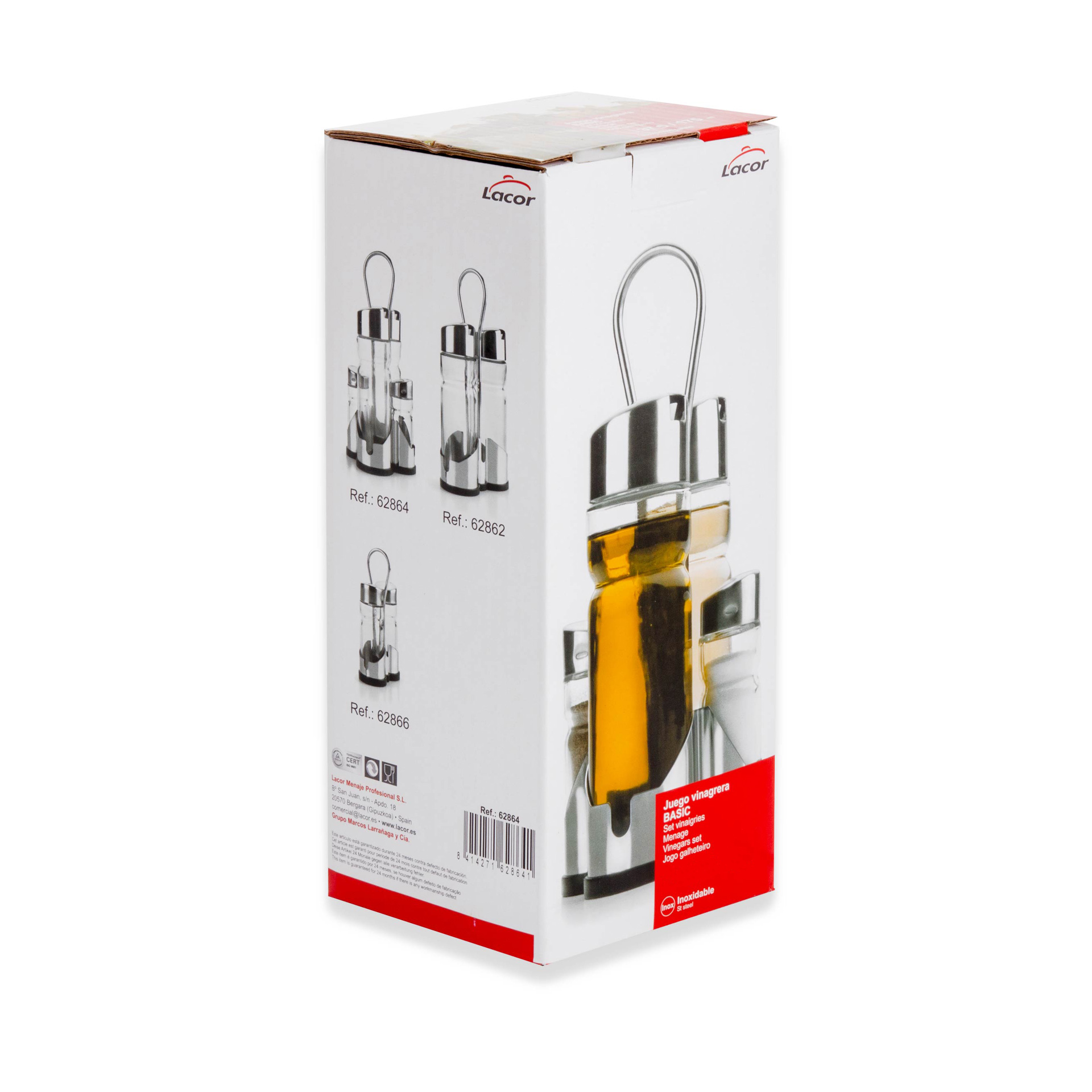 Galheteiro Basic com 4 Peças 37.5 / 175ml