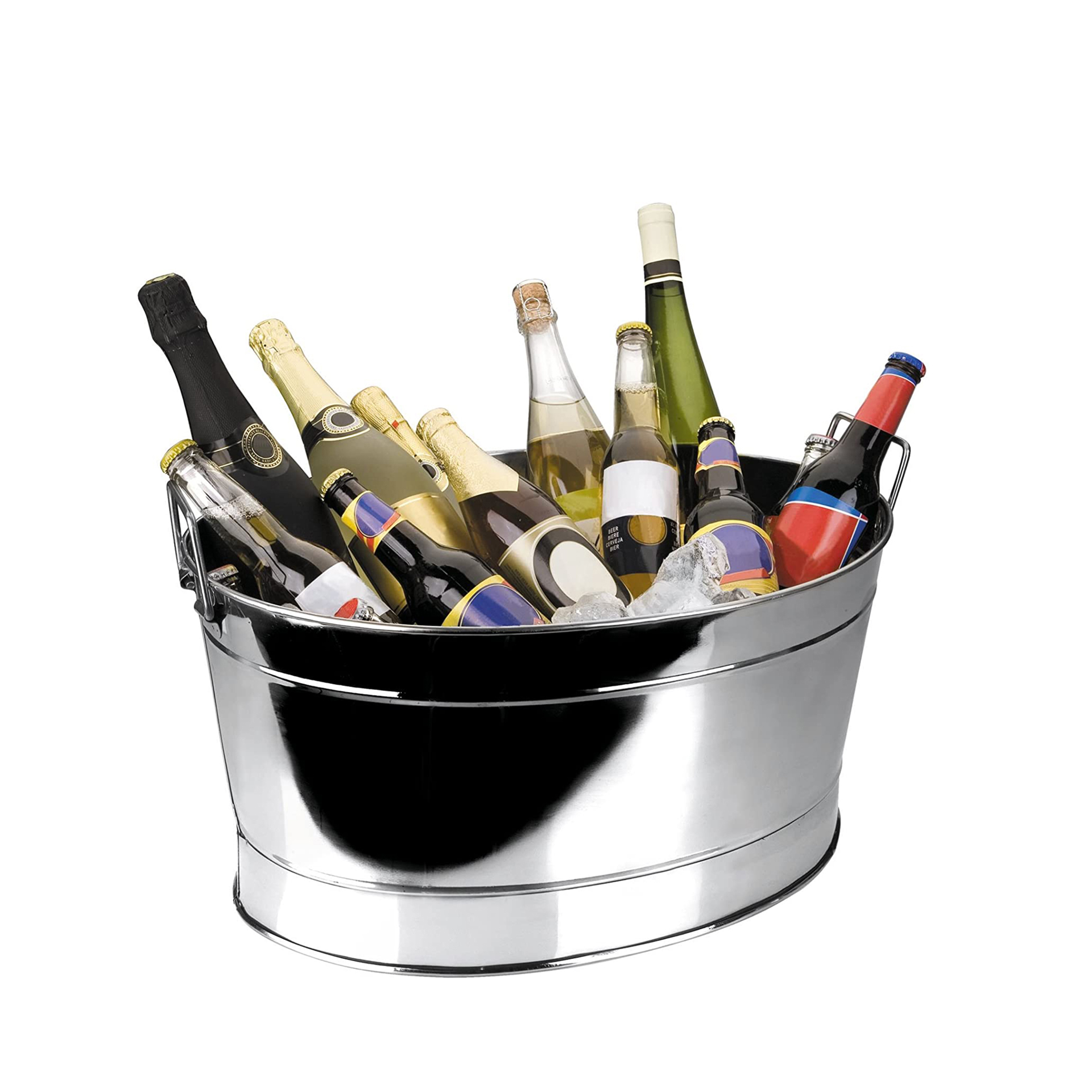 Frapé Inox Liso Oval 20L 43X30X20cm