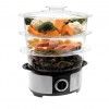 Cozedor Vapor Eltrico Lacor 1000W 41X35X26.5cm
