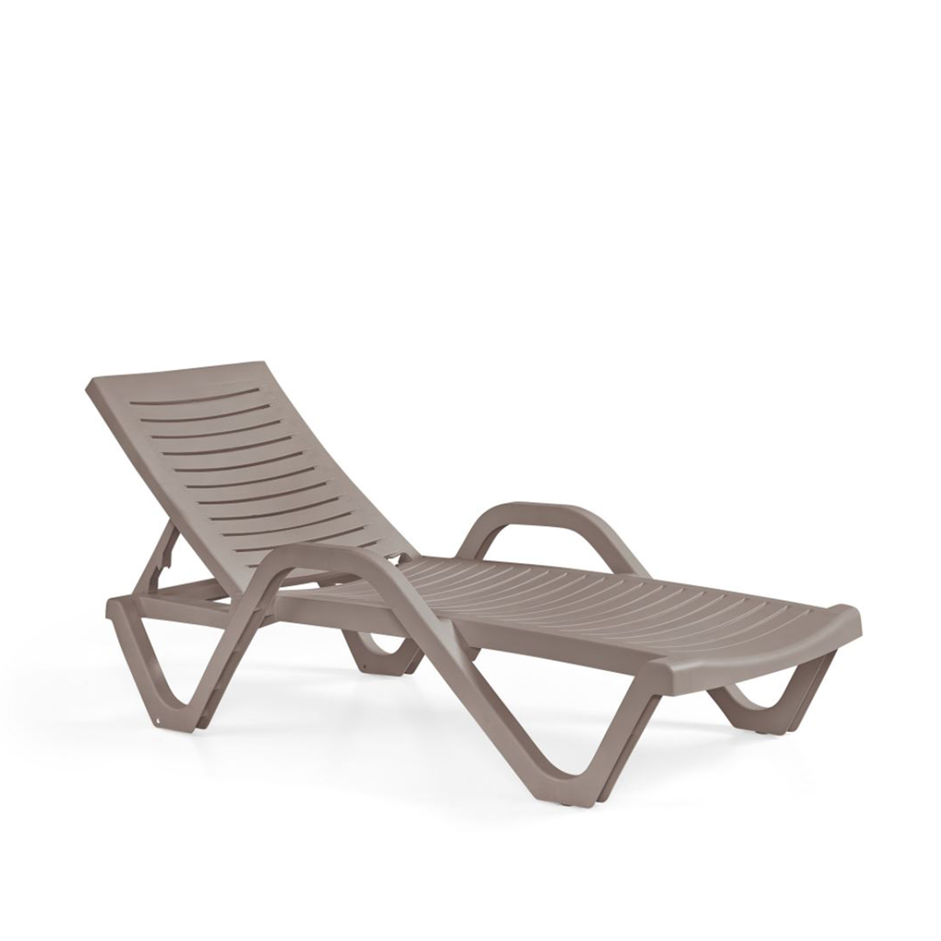 Espreguiçadeira Woody 72X188X45Cm Tortora