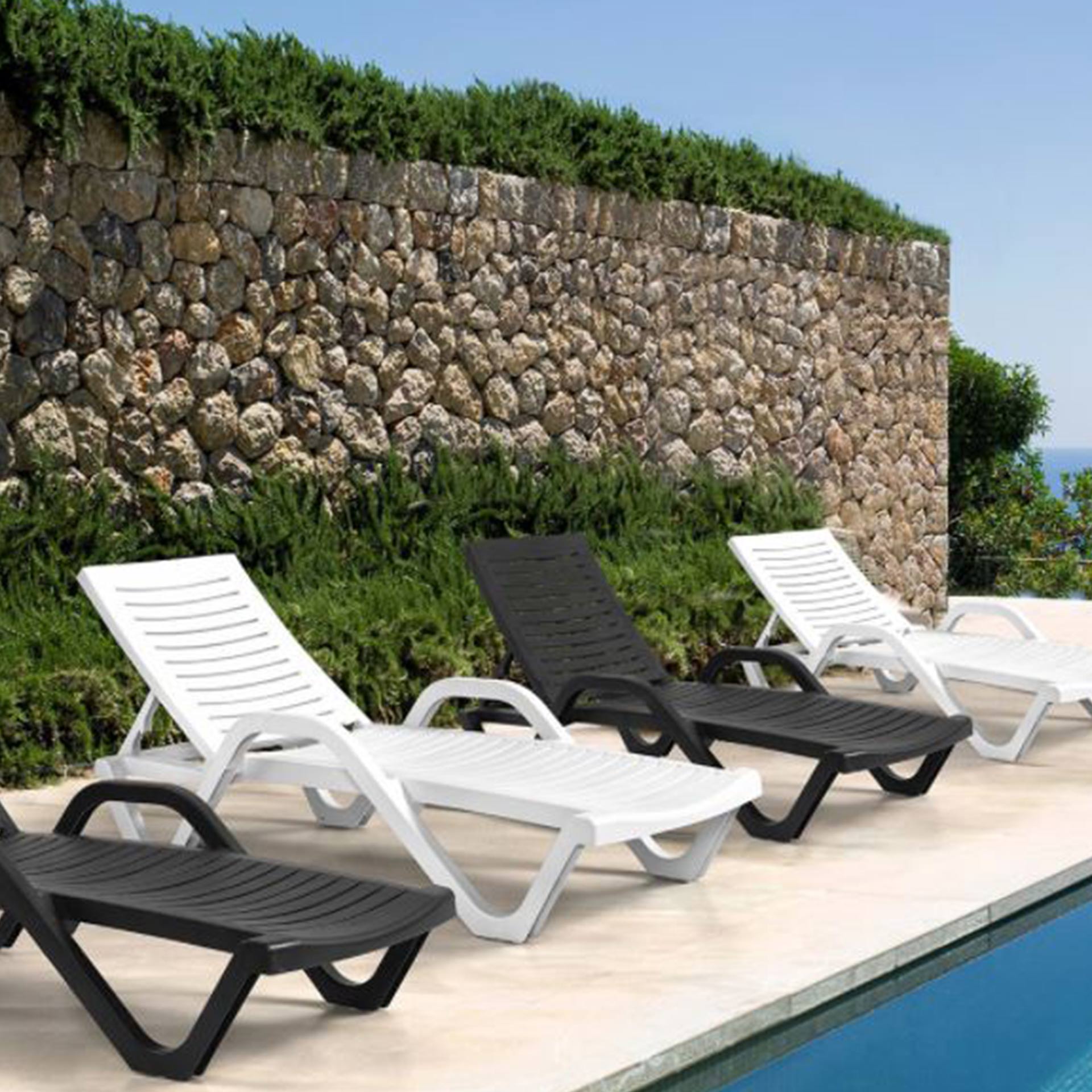 Espreguiçadeira Woody 72X188X45Cm Tortora