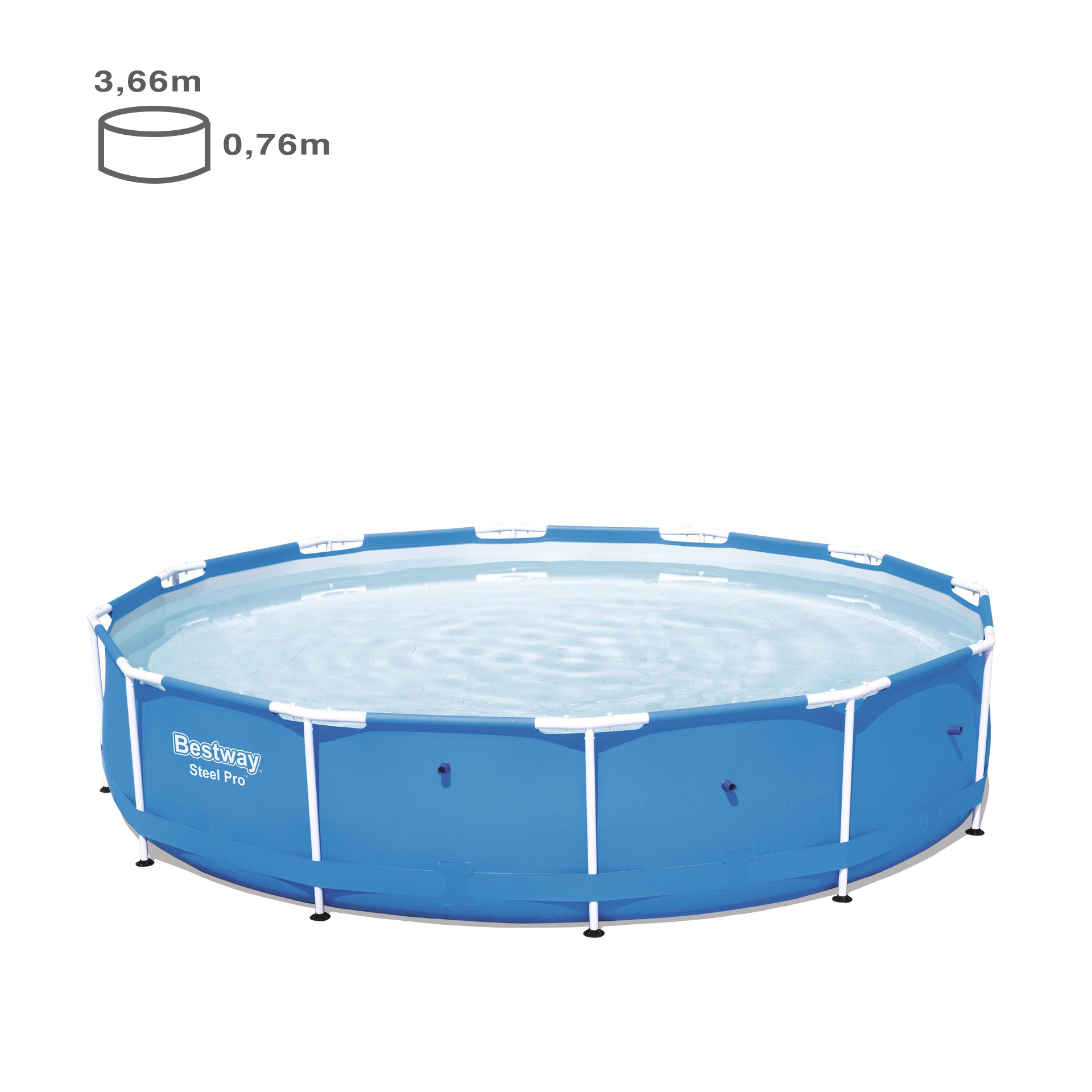 Piscina Steel Pro 366X76CM