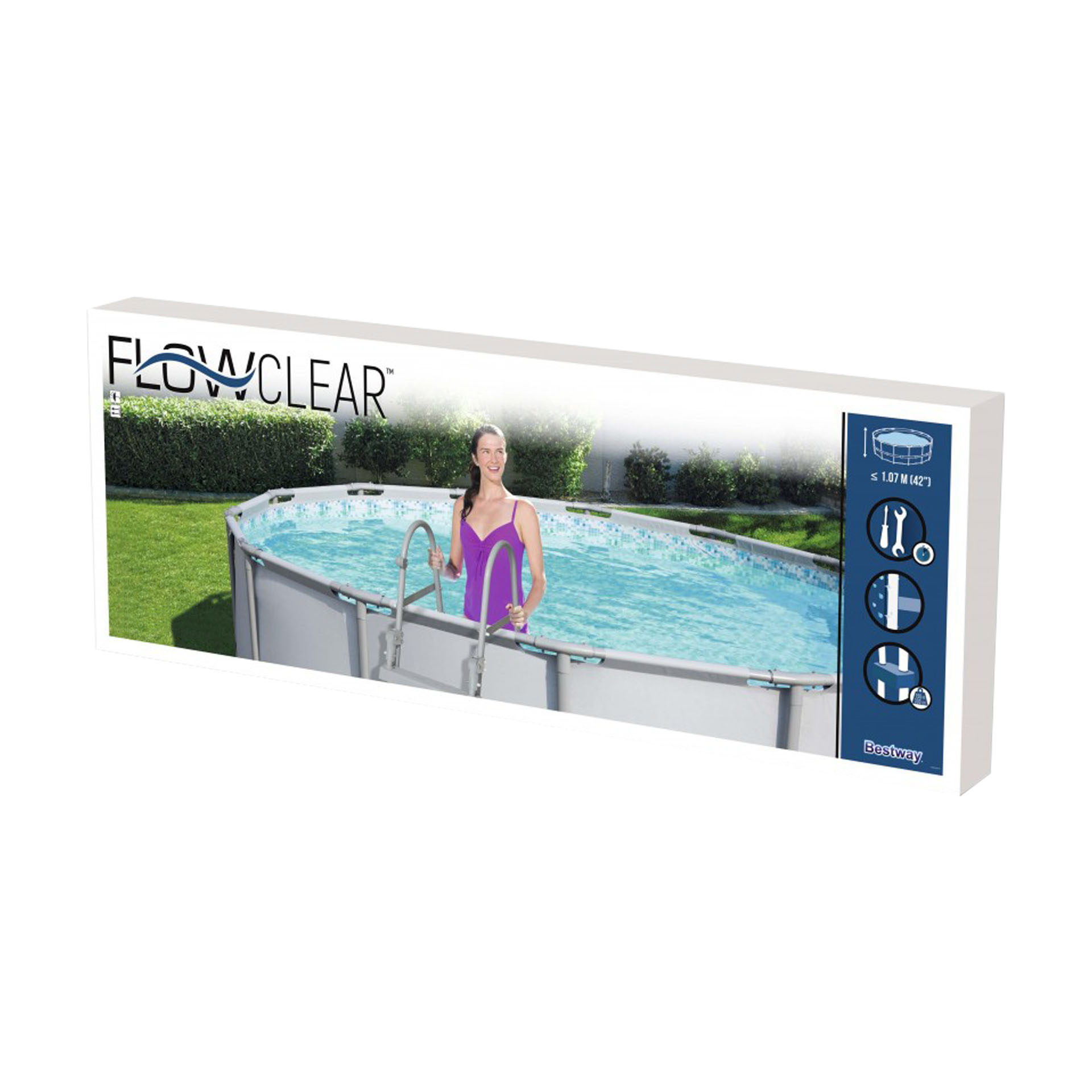Escada Piscina 122CM