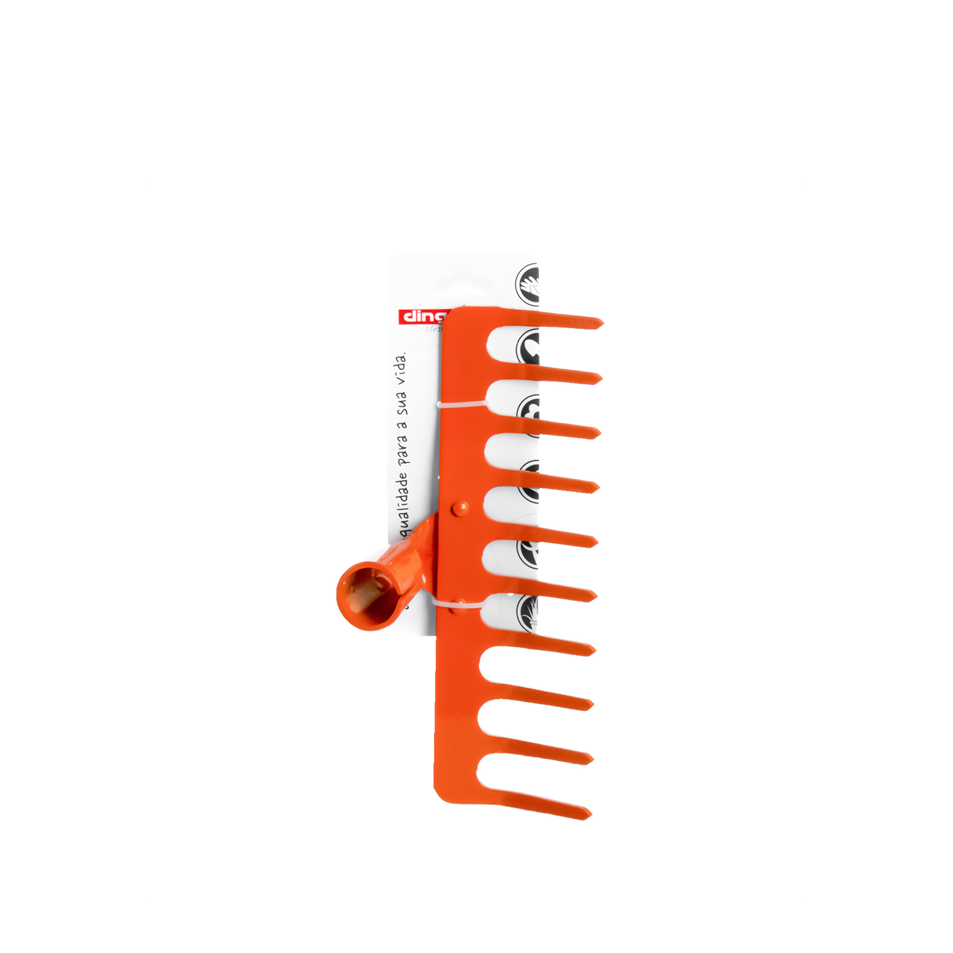 Ancinho Jardim 10 Dentes 26X9cm