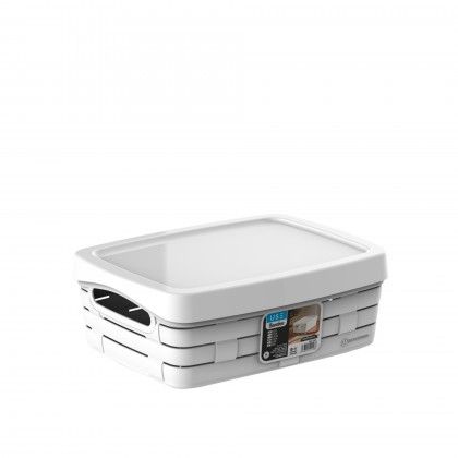 Cesto Multiusos com Tampa Elegant 26X21X10cm Cesto Multiusos com Tampa Elegant 26X21X10cm