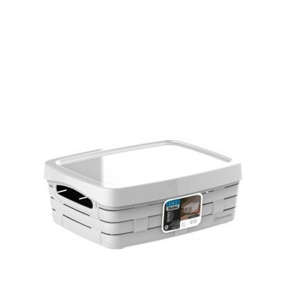 Cesto Multiusos com Tampa Elegant 26X21X10cm Cesto Multiusos com Tampa Elegant 26X21X10cm