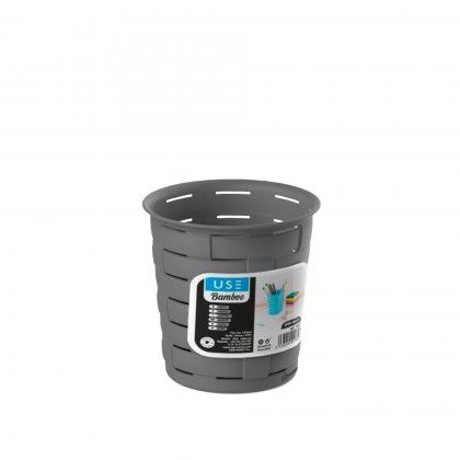 Cesto Multiusos Bamboo Redondo Elegant 1.6L 14X15cm Cesto Multiusos Bamboo Redondo Elegant 1.6L 14X15cm