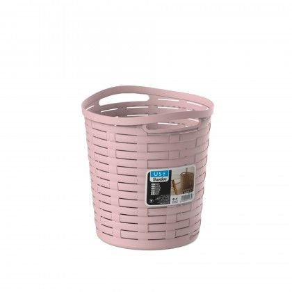 Cesto Multiusos Bamboo com Asas Pastel 20L 32X35cm Cesto Multiusos Bamboo com Asas Pastel 20L 32X35cm
