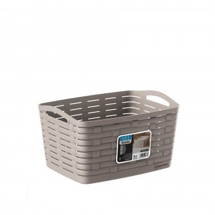 Cesto Multiusos Bamboo Sand 22L 40X31X23cm Cesto Multiusos Bamboo Sand 22L 40X31X23cm