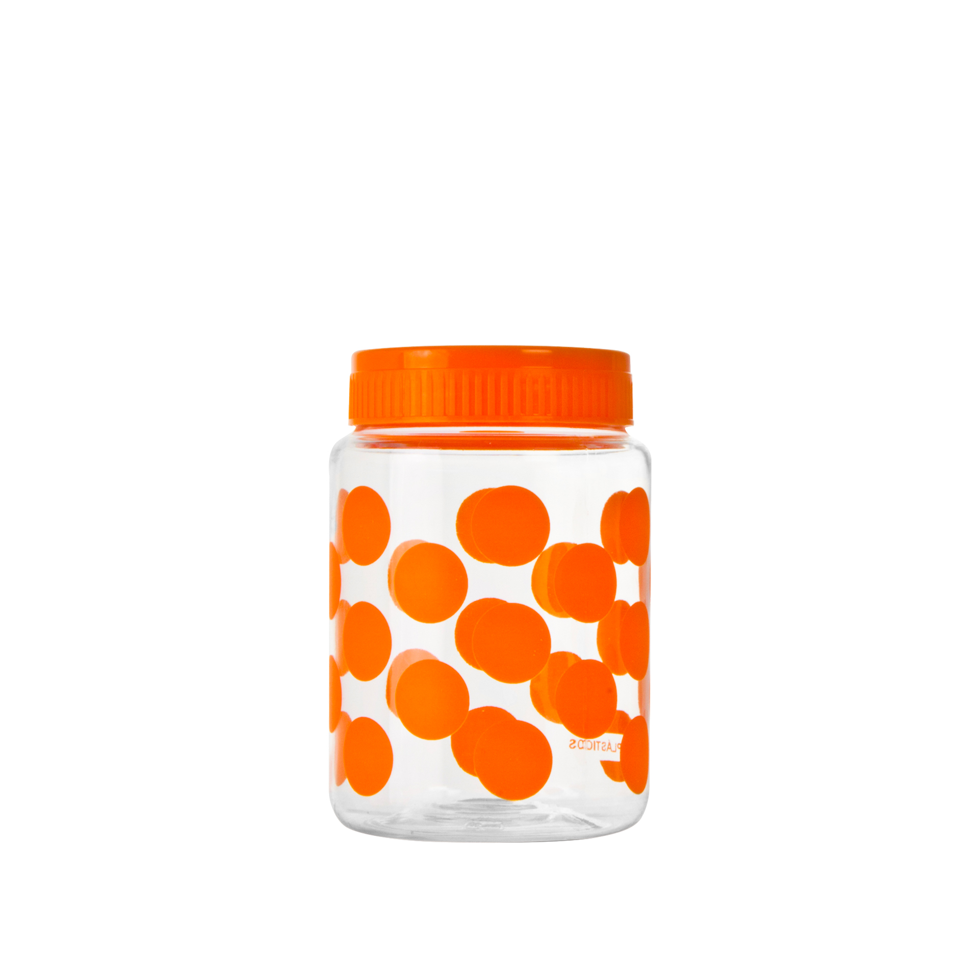 Frasco Plástico Dekor Redondo 500ml 7.5X12cm