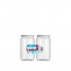 Frasco Plstico Tampa Metal Cristal 2X360ml 6X13cm Pack 2