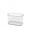 Bandeja Organizer Cristal 14X8.5X9.5cm Bandeja Organizer Cristal 14X8.5X9.5cm