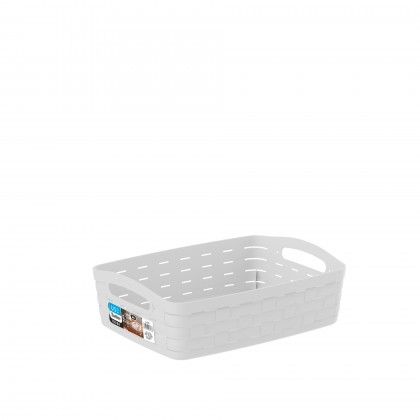 Cesto Multiusos Bamboo A4 Elegant 28X21X16cm Cesto Multiusos Bamboo A4 Elegant 28X21X16cm