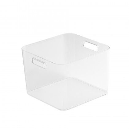 Caixa Organizadora Lua Cristal 9L 25X26X18cm