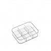 Bandeja Compartimentos Use 18X14X5cm Bandeja Compartimentos Use 18X14X5cm
