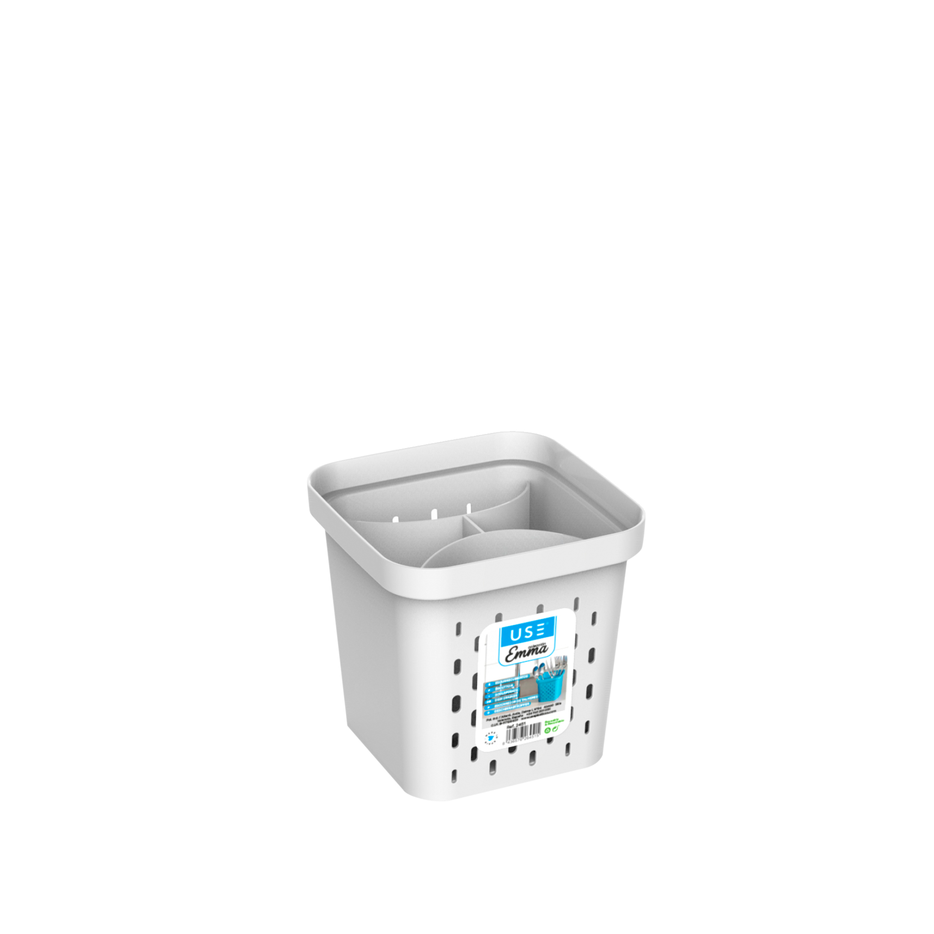 Escorredor Talheres Emma Elegant 14X14X13cm