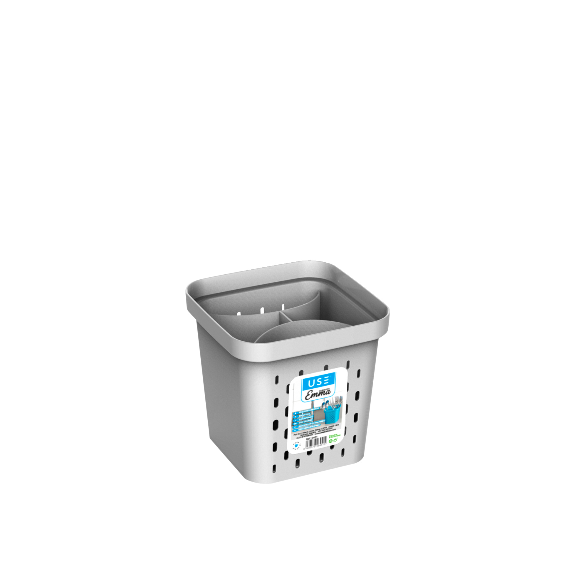 Escorredor Talheres Emma Elegant 14X14X13cm