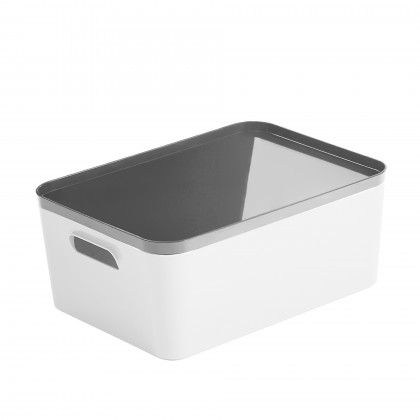 Caixa com Tampa Lua Elesand 9L 34X24X14.5cm
