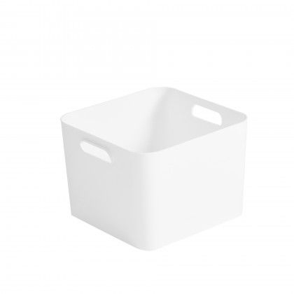 Caixa Organizadora Lua Branca 9L 25X26X18cm
