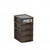 Caixa Organizadora Bamboo 4 Gavetas Sand 17.5X13.5X24cm