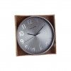 Relgio Parede Timemark Metal Prateado 30cm
