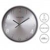 Relgio Parede Timemark Metal Prateado 30cm