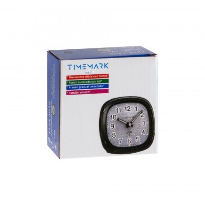Despertador Timemark Analogico Plstico Multicor 8X6X3.5cm