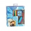 Auriculares Kooltech Infantil Plstico Azul 17X19X8cm