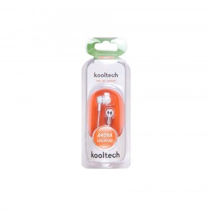 Auricular Kooltech Com Microfone Plstico Branco