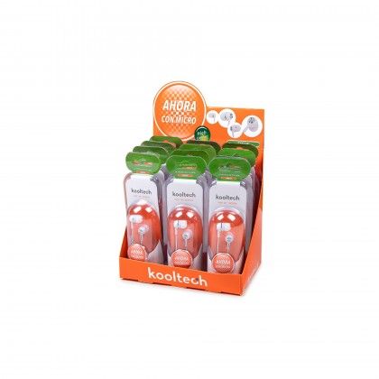 Auricular Kooltech Com Microfone Plstico Branco