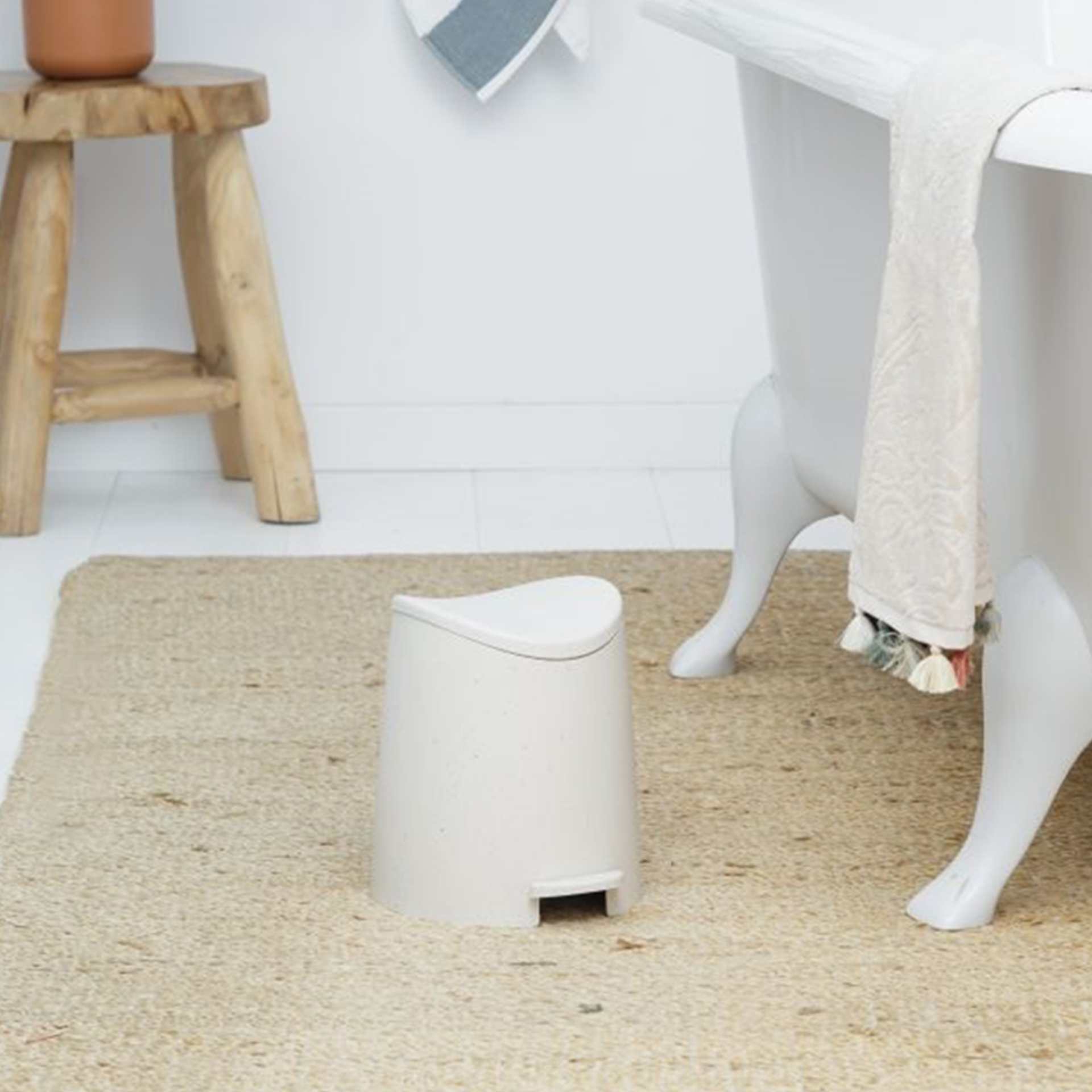 Balde WC com Pedal Standard Ecohome 3l 19X21.8X22.1cm